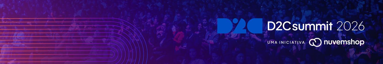 Plateia do D2C Summit, evento da Nuvemshop em São Paulo
